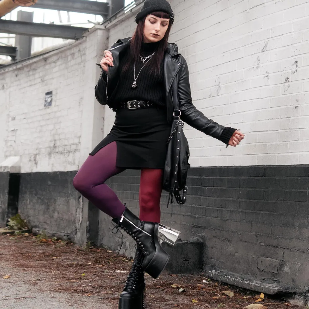 Duo Tights - Plurgundy