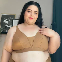 Everyday Ribbed Bra - Caramel