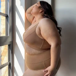 Everyday Ribbed Bra - Caramel