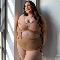 Everyday Ribbed Bra - Caramel