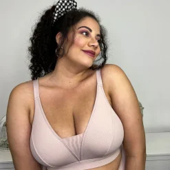 Everyday Ribbed Bra - Milk Bottle