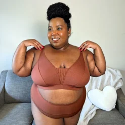 Everyday Ribbed Bra - Root Beer