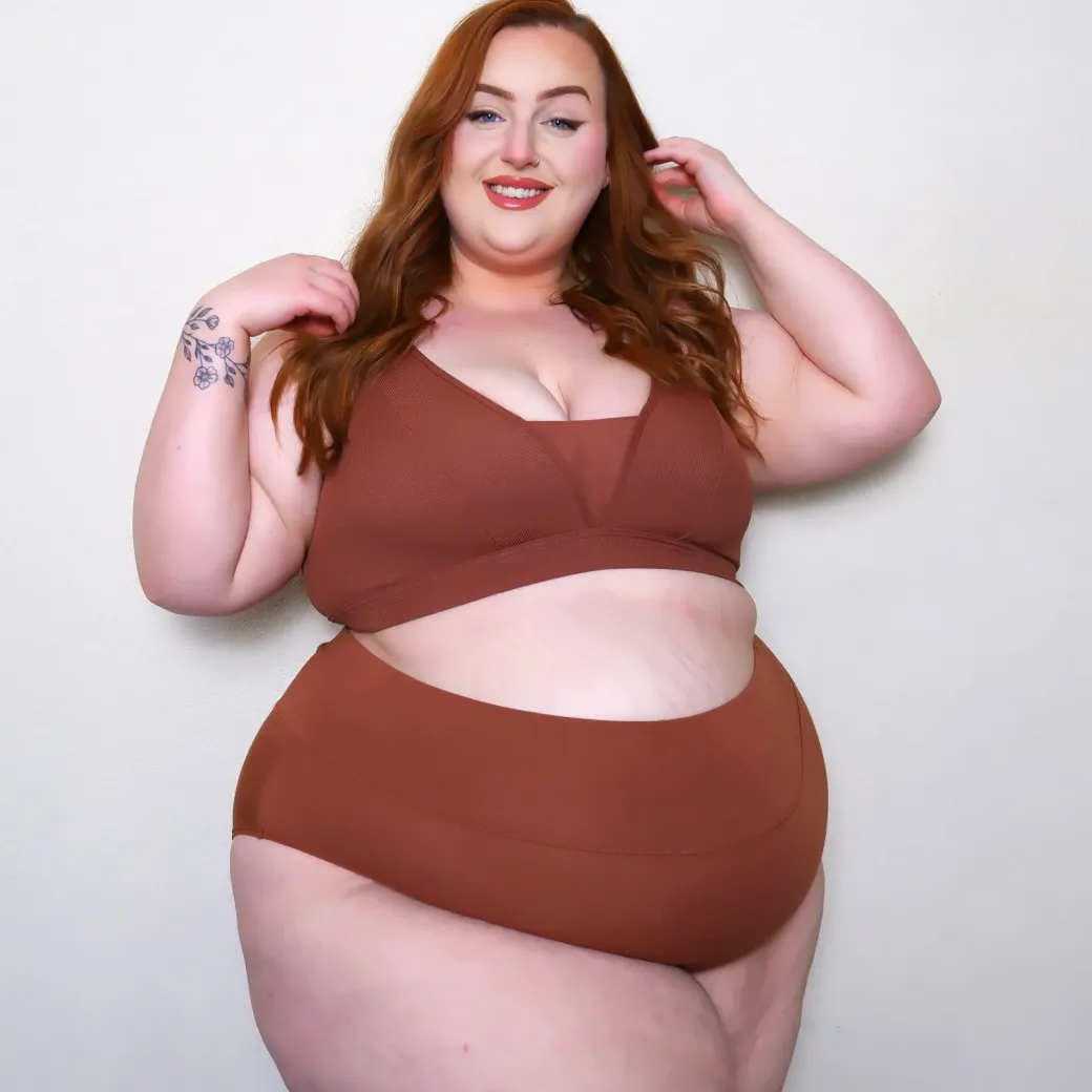 Everyday Ribbed Bra - Root Beer