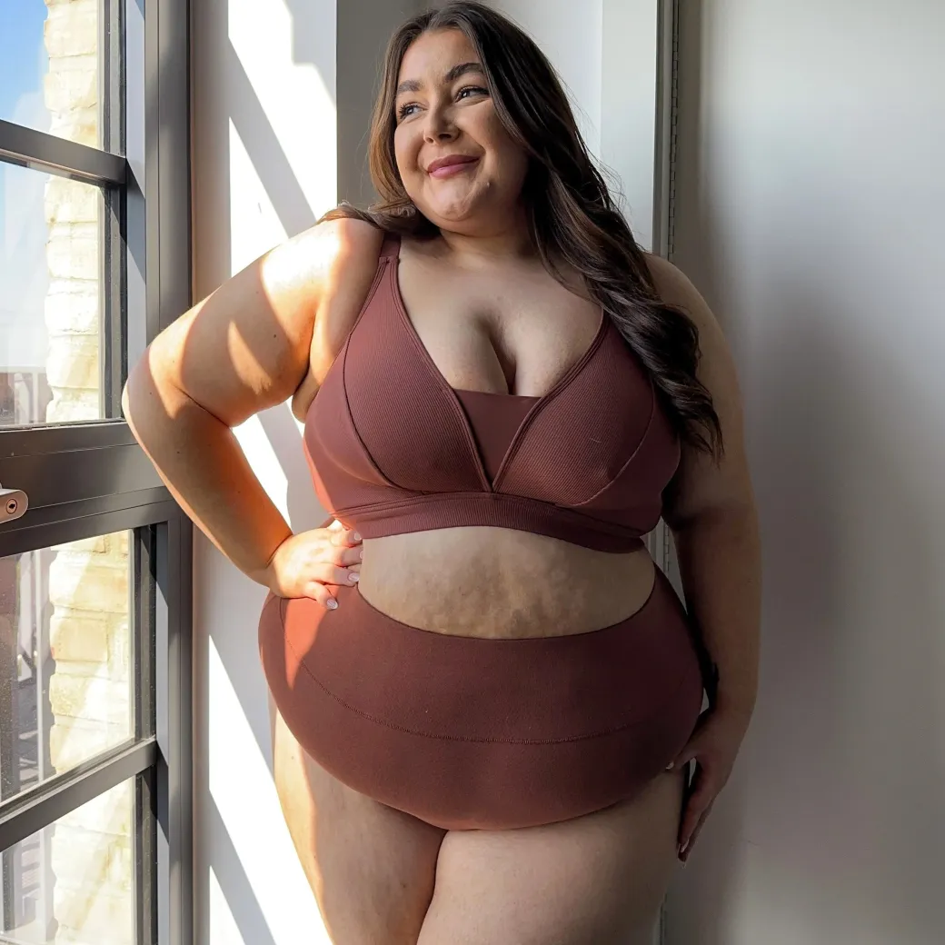 Everyday Ribbed Bra - Root Beer