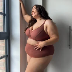 Everyday Ribbed Bra - Root Beer