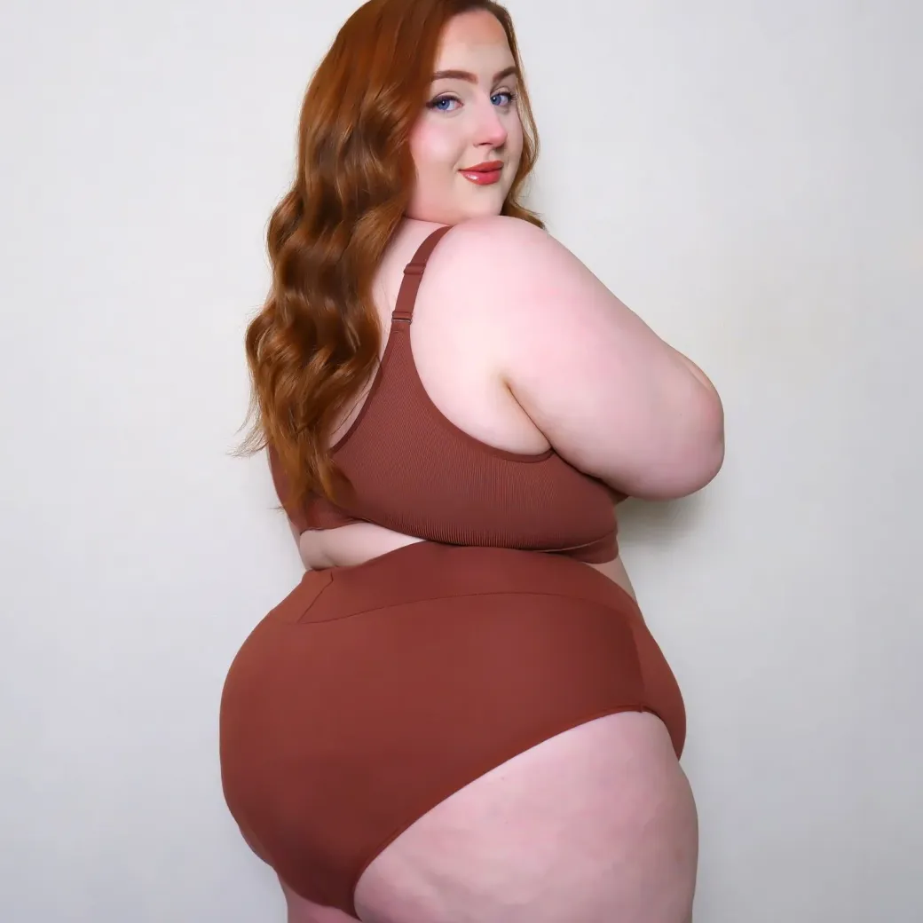 Everyday Ribbed Bra - Root Beer