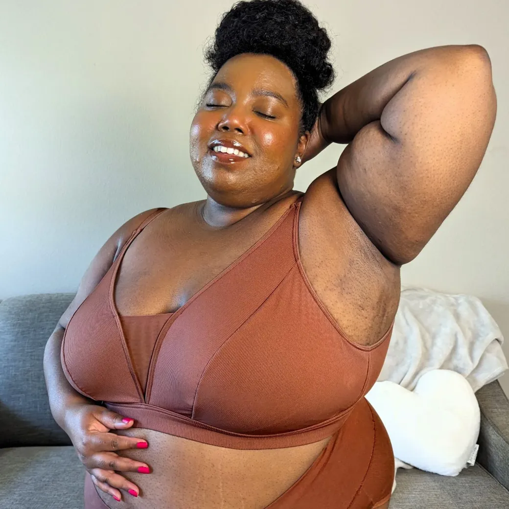 Everyday Ribbed Bra - Root Beer
