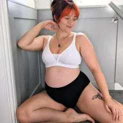 Everyday Ribbed Bra - White