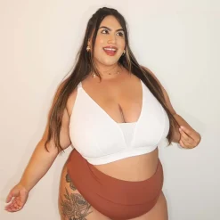 Everyday Ribbed Bra - White