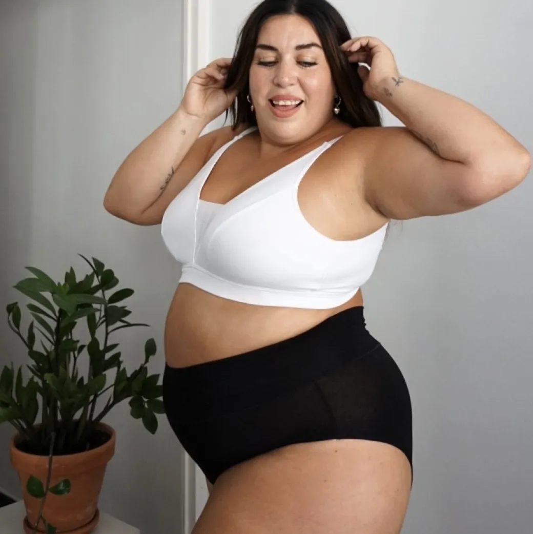 Everyday Ribbed Bra - White