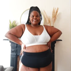 Everyday Ribbed Bra - White