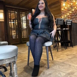 Faux Thigh High Tights - Bob