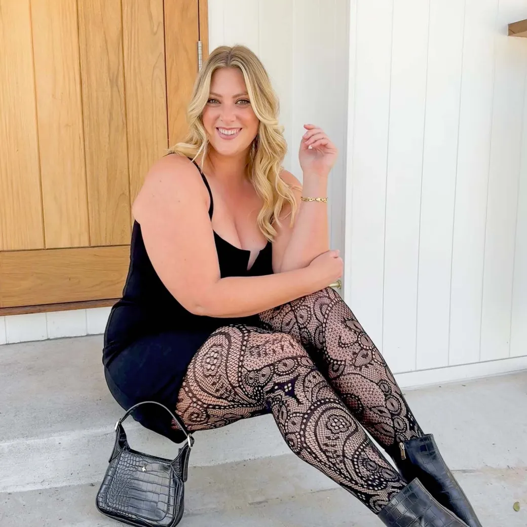 Fishnets - Botanic - Black