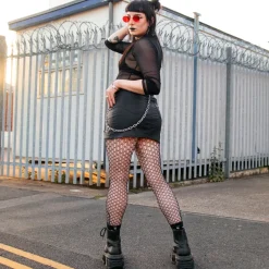 Fishnets - Gilded Glamour - Black