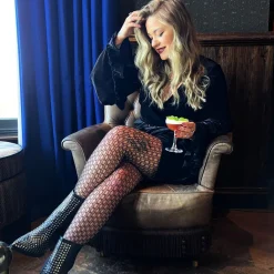 Fishnets - Gilded Glamour - Black