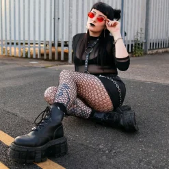Fishnets - Gilded Glamour - Black