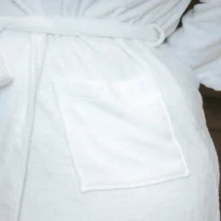 Floof Bath Robe - White