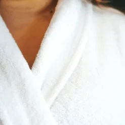 Floof Bath Robe - White