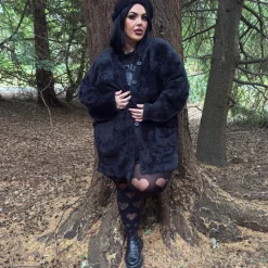 Fluffy Cardigan - Black