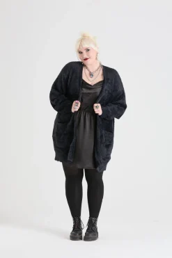Fluffy Cardigan - Black