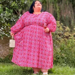 Gabriela Cotton Maxi Dress - Pink Pearl