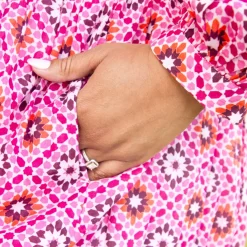 Gabriela Cotton Maxi Dress - Pink Pearl