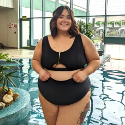 Hasta La Vista Bikini Top - Black