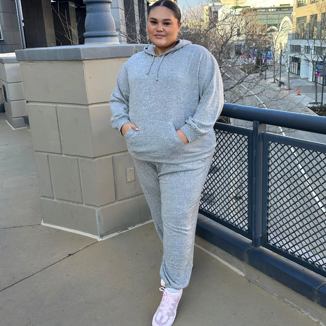 Hoodie - Grey Marl