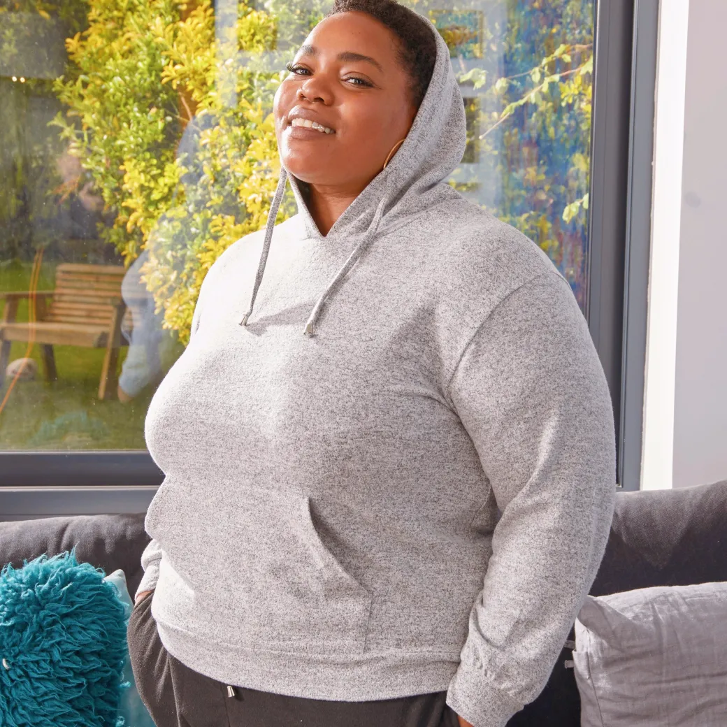 Hoodie - Grey Marl