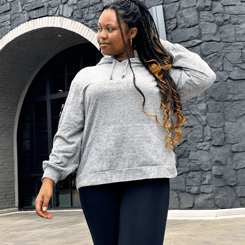 Hoodie - Grey Marl