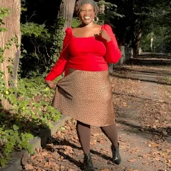 Huggy Light Compression Tights - Hot Chocolate
