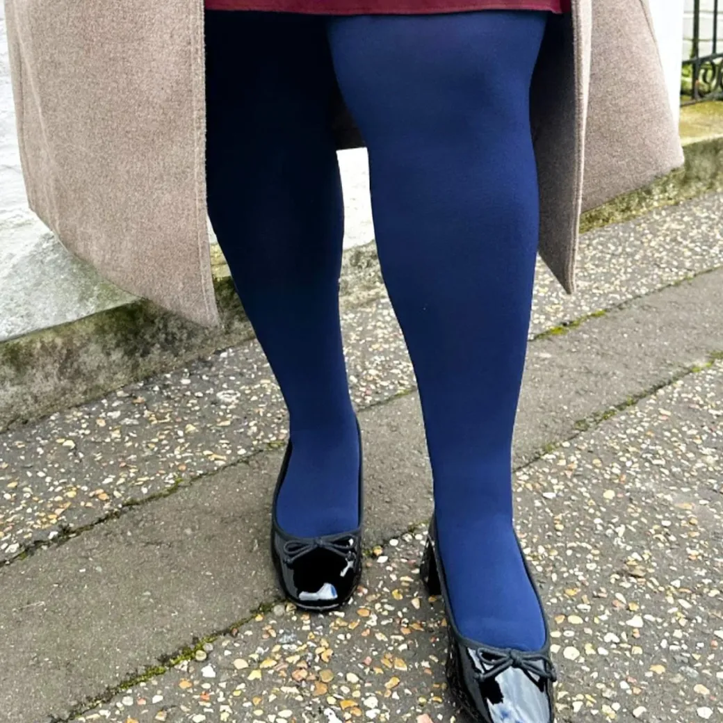 Huggy Light Compression Tights - Navy