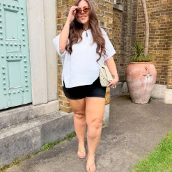 Ida Cotton Gauze T-Shirt - White
