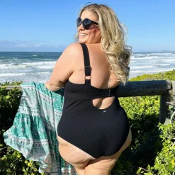 I'll Be Right Here Swimsuit - Black