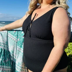I'll Be Right Here Swimsuit - Black