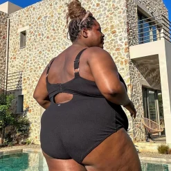 I'll Be Right Here Swimsuit - Black