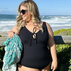 I'll Be Right Here Swimsuit - Black