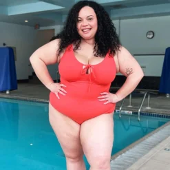 I'll Be Right Here Swimsuit - Coral
