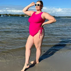 I'll fly with you Swimsuit - Hot Pink