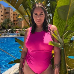 I'll fly with you Swimsuit - Hot Pink