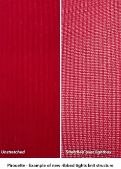 Ionic Ribbed Tights - Pirouette