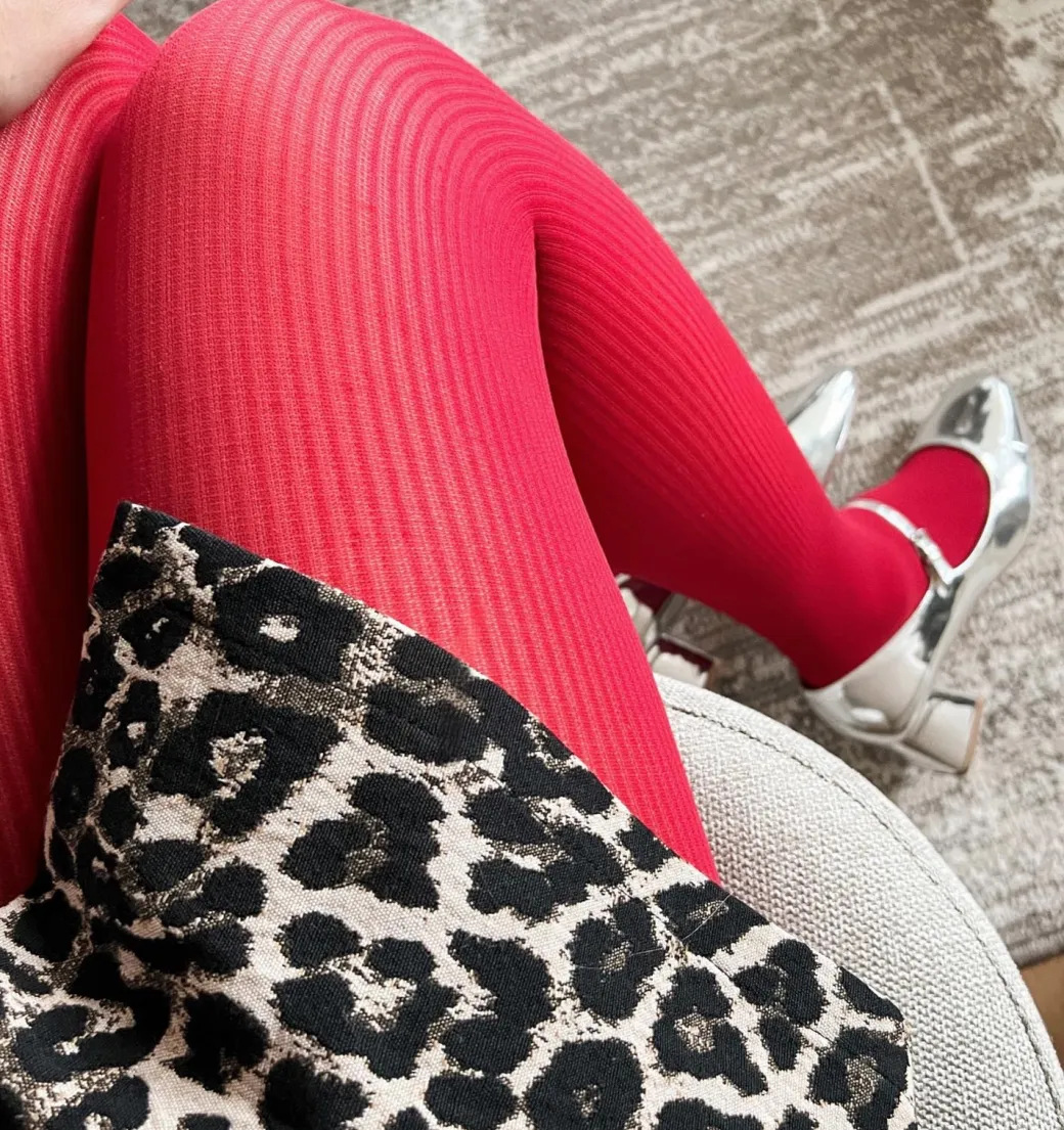 Ionic Ribbed Tights - Pirouette