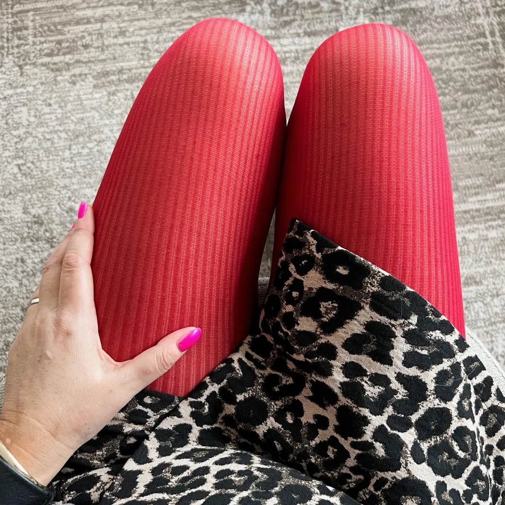 Ionic Ribbed Tights - Pirouette