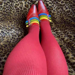Ionic Ribbed Tights - Pirouette
