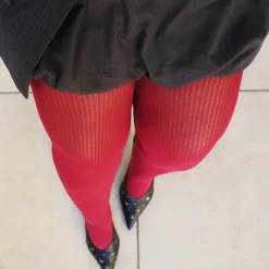 Ionic Ribbed Tights - Pirouette
