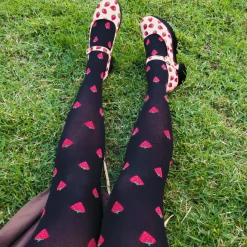 Juicy Fruit Print Tights