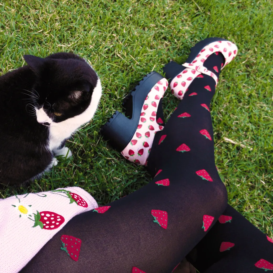 Juicy Fruit Print Tights