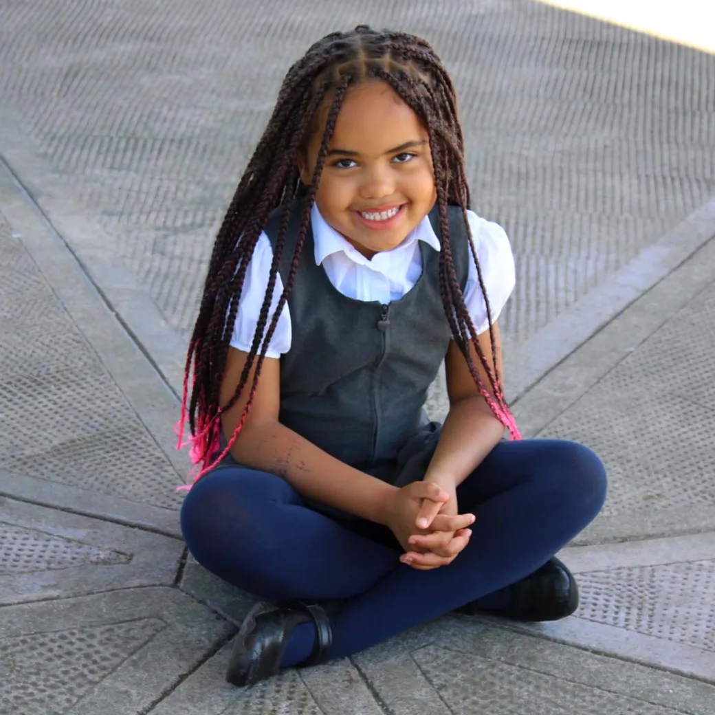 Kids Cotton Tights - Navy