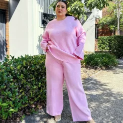 Knit Longline Jumper - Pétale de Rose