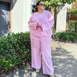 Knit Longline Jumper - Pétale de Rose